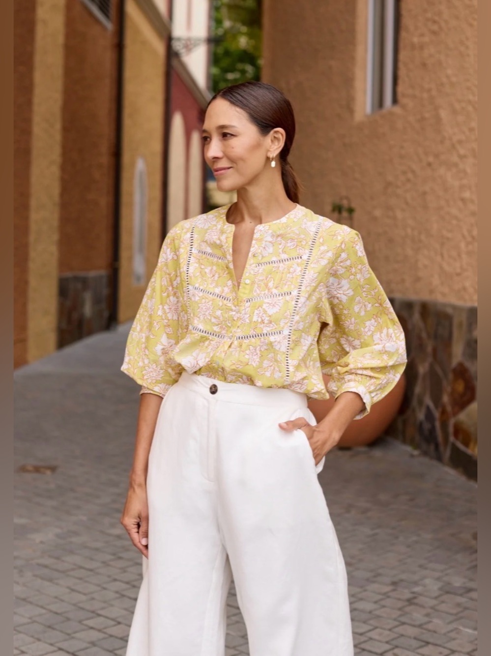 Maye Paloma Shirt - Havana Print